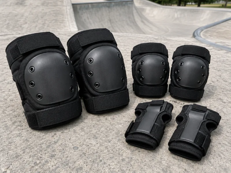 6-in-1 knee pads, elbow pads and wrist guards set